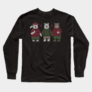 My Bear's Valentine Three Bears Long Sleeve T-Shirt